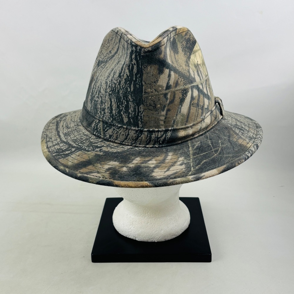 Outdoor Cap Company Camo Fedora Hat Mens L Camouflage Hunting Fishing